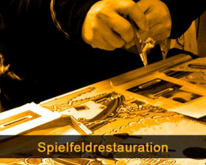 Flipper Spielfeldrestauration
