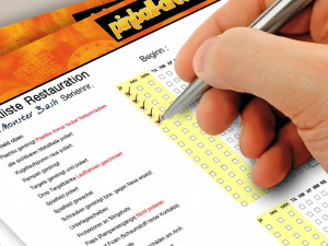 Wir arbeiten mit Chwecklisten