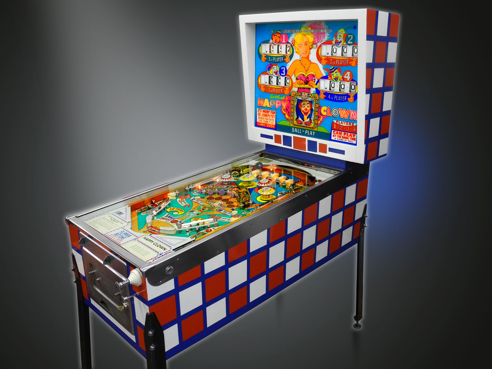 Flipper Flipperautomaten Pinball Kaufen Happy Clown Gottlieb