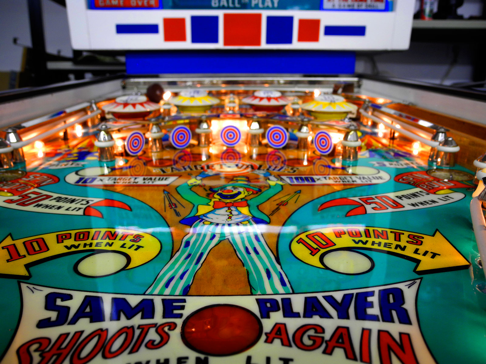 Flipper Flipperautomaten Pinball Kaufen Happy Clown Gottlieb