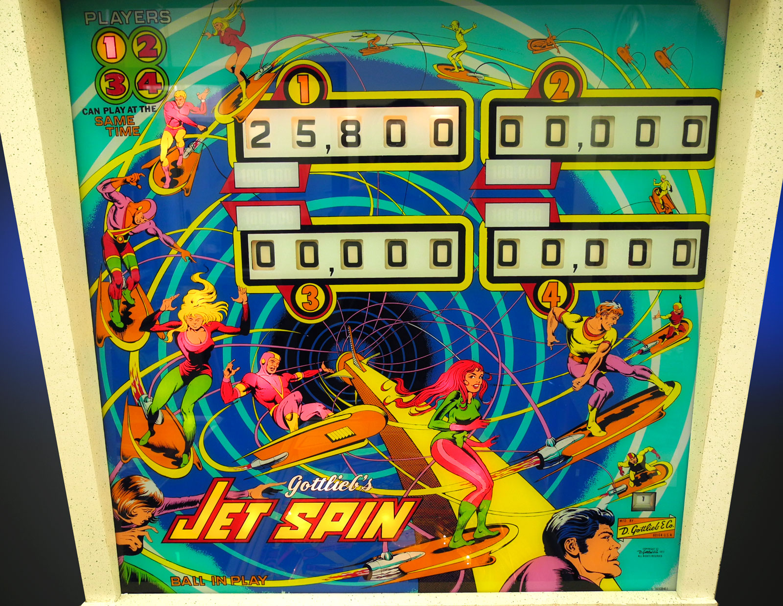 Flipper Flipperautomaten Pinball Kaufen Jet Spin Gottlieb